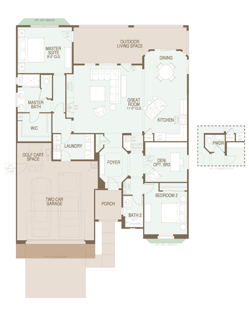 SaddleBrooke Ranch Artesa Floor Plan SaddleBrooke Ranch Artesa Floor Plan