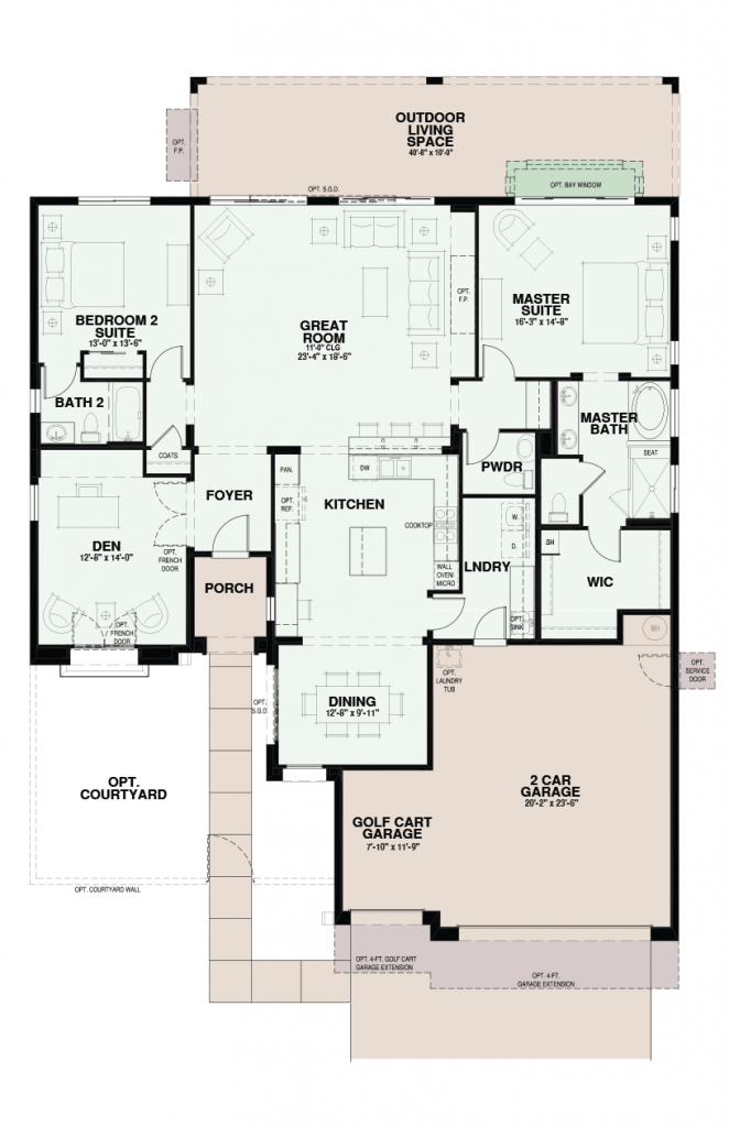 Quail Creek Medina Floor Plan