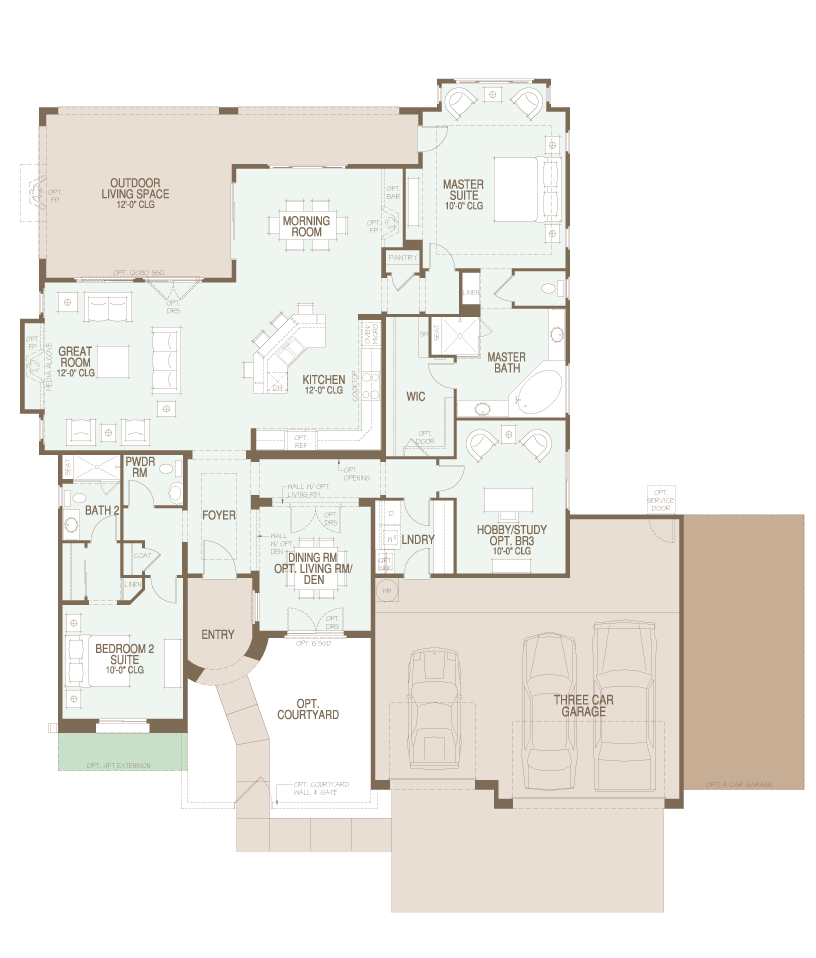 preserve Canyon floor plan