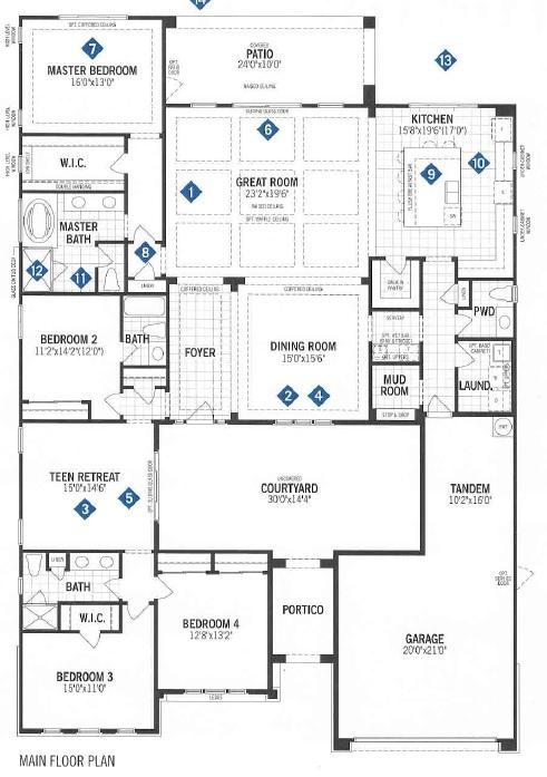Mattamy Homes Tortolita Floor Plan