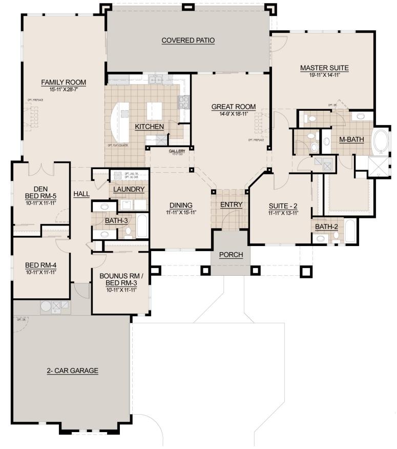 Boulder Pass Miramonte Floor Plan 3127 Boulder Pass Miramonte Floor Plan 3127
