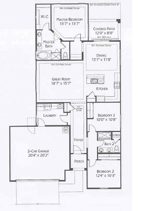 Center Pointe Vistoso Yuma Floor plan Center Pointe Vistoso Yuma Floorplan
