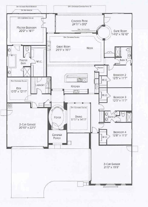 Center Pointe Vistoso Arrowhead Floorplan