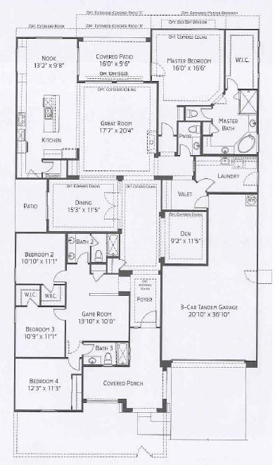 Center Pointe Vistoso Agave floorplan