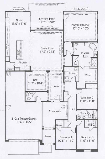 Center Pointe Vistoso Parker floorplan Center Pointe Vistoso Parker floorplan