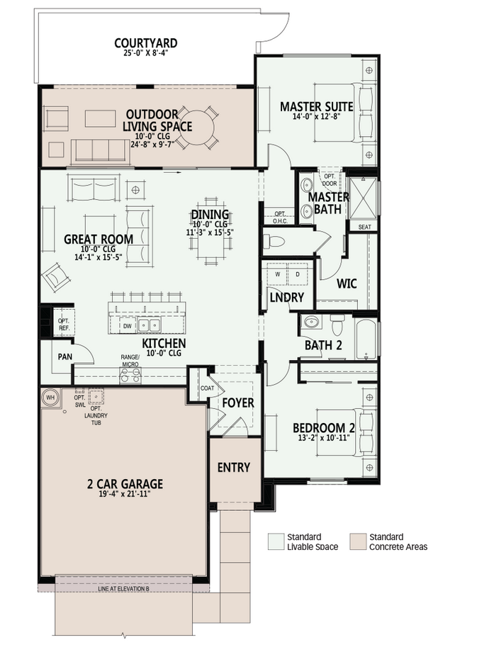 saddlebrooke ranch villas saddlebrooke ranch villas oro floor plan